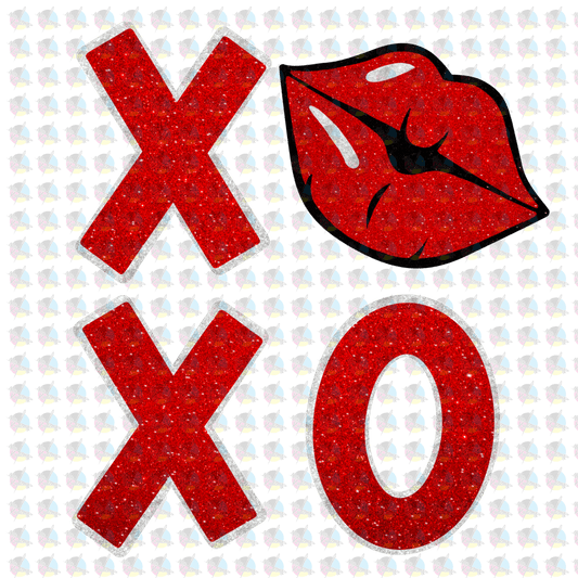 Rts Xoxo Glitter Dream Transfer Screen Print